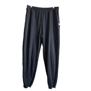 Vuori Large Performance Joggers Women Black Excellent Elastic Waist Pockets